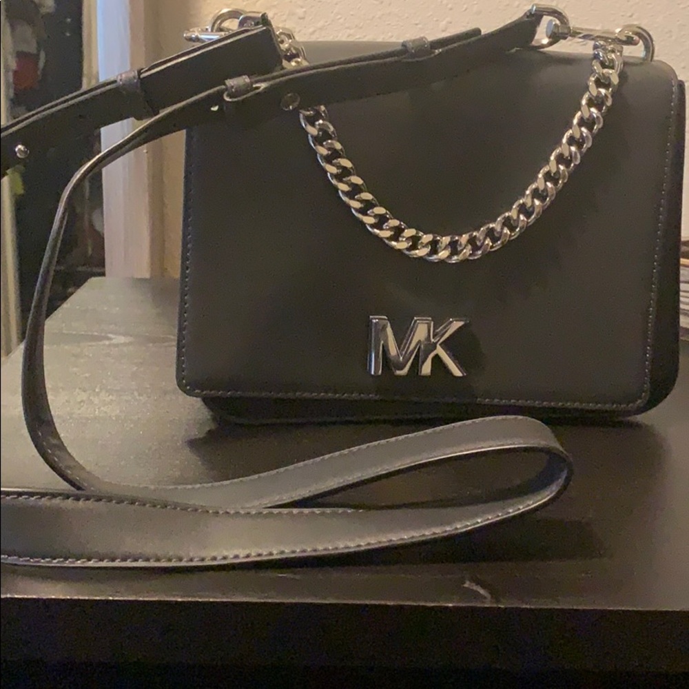Michael Kors Mott Large Chain Leather Bag